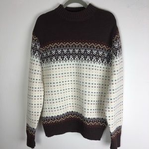 Vintage Thane Fair Isle Nordic Sweater Size L